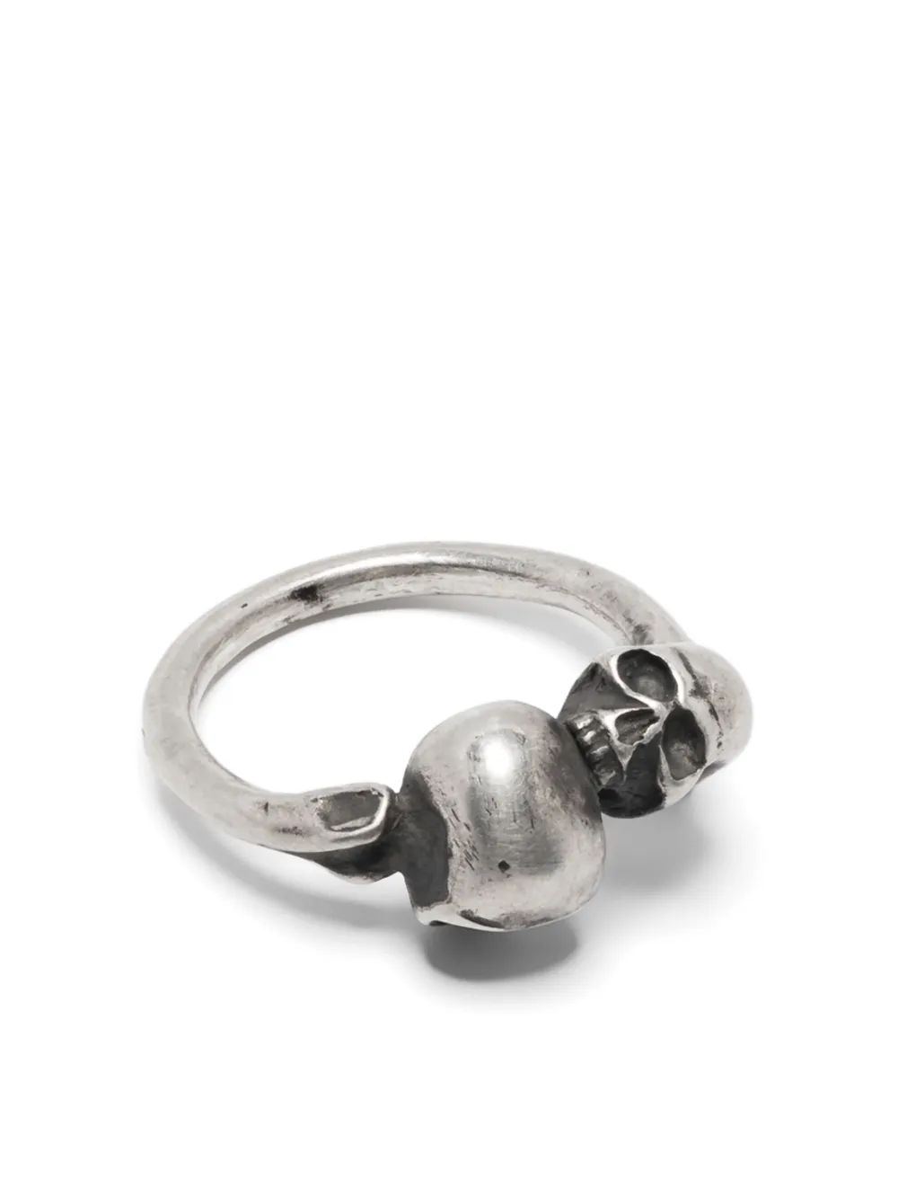 WERKSTATT:MÜNCHEN Double Skull Ring | Silber | Image 1