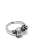 WERKSTATT:MÜNCHEN Double Skull ring - Silver