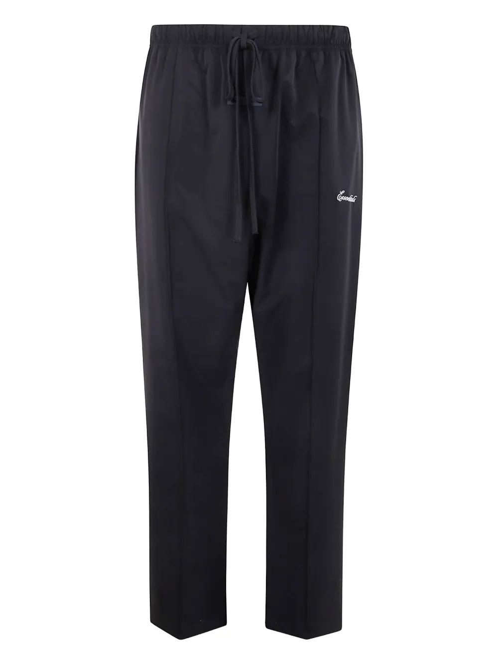 FEAR OF GOD ESSENTIALS Trainingsbroek met geborduurd logo Zwart