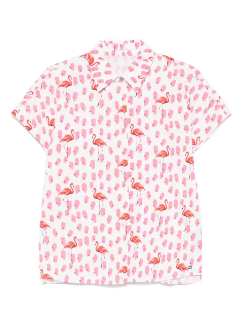 MARCCAIN flamingo-print shirt