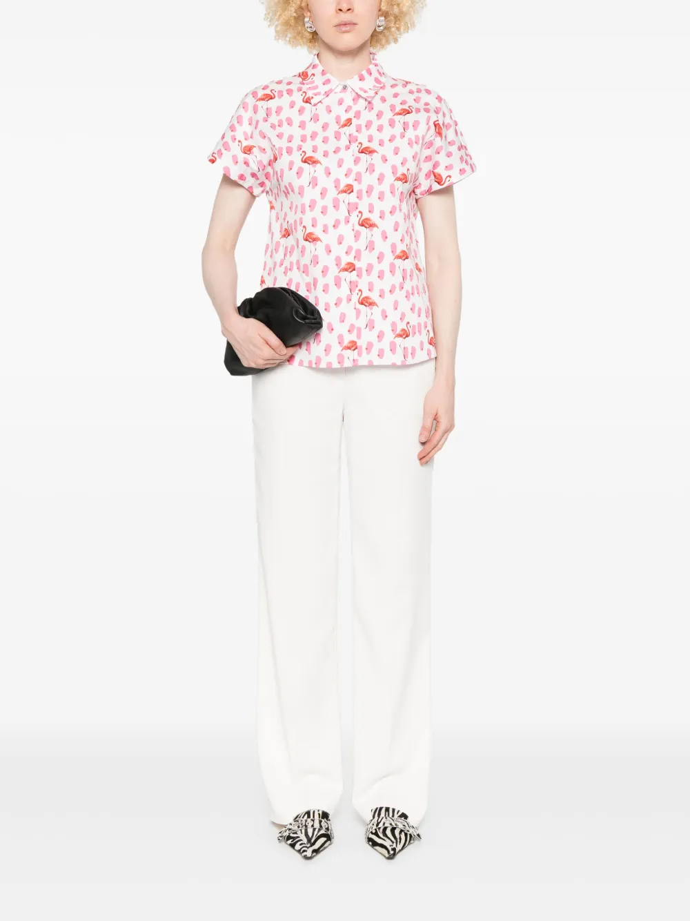MARCCAIN flamingo-print shirt | Shirts | Image 2