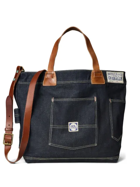 Ralph Lauren RRL Leroy denim tote bag