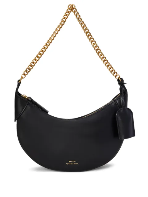 Polo Ralph Lauren small logo-stamp leather cross body bag