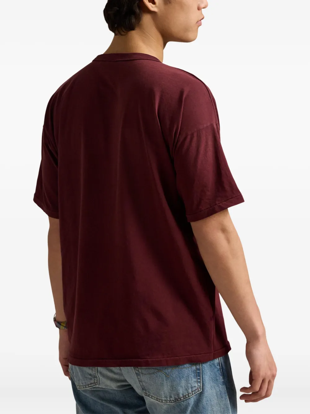 Polo Ralph Lauren T-shirt met print Rood