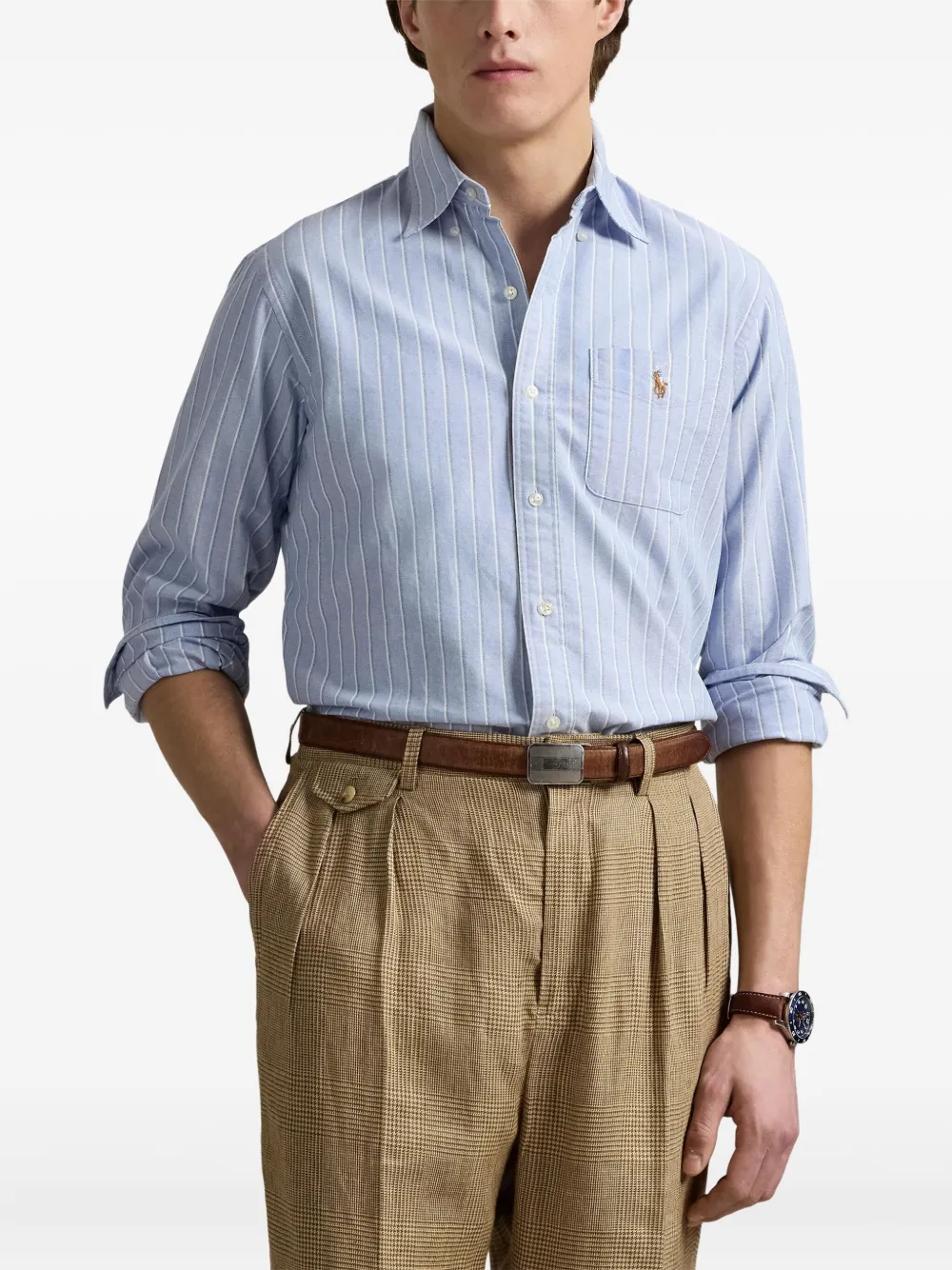 Polo Ralph Lauren Gestreept overhemd Blauw