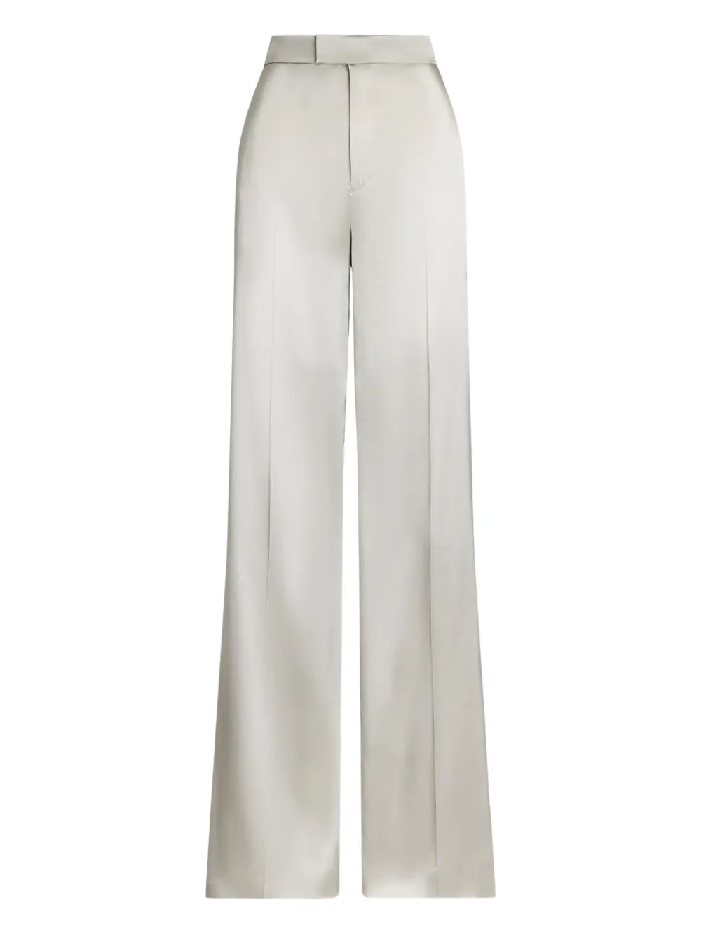 satin tailored trousers