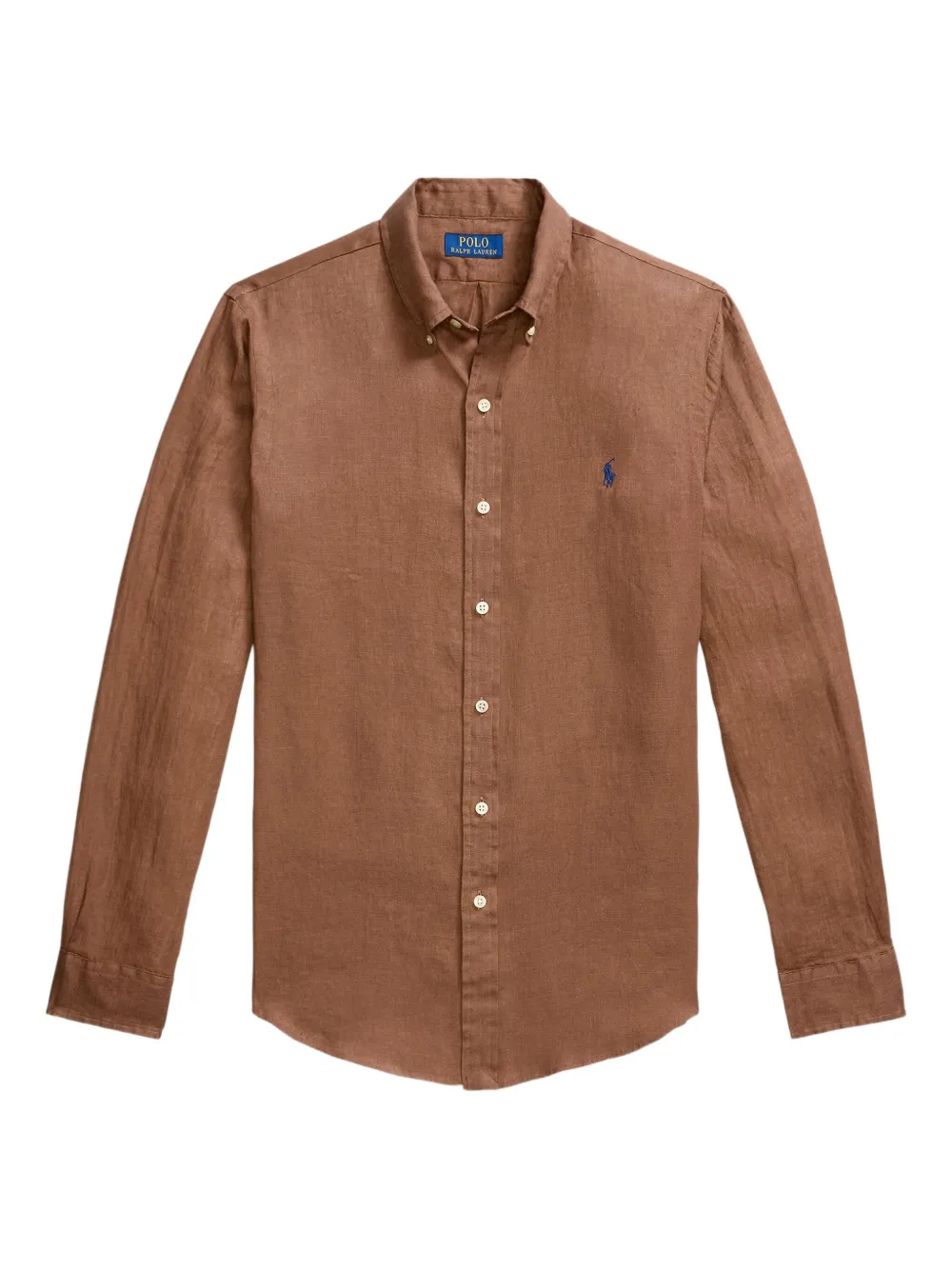 Polo Ralph Lauren Button-down linnen overhemd Bruin