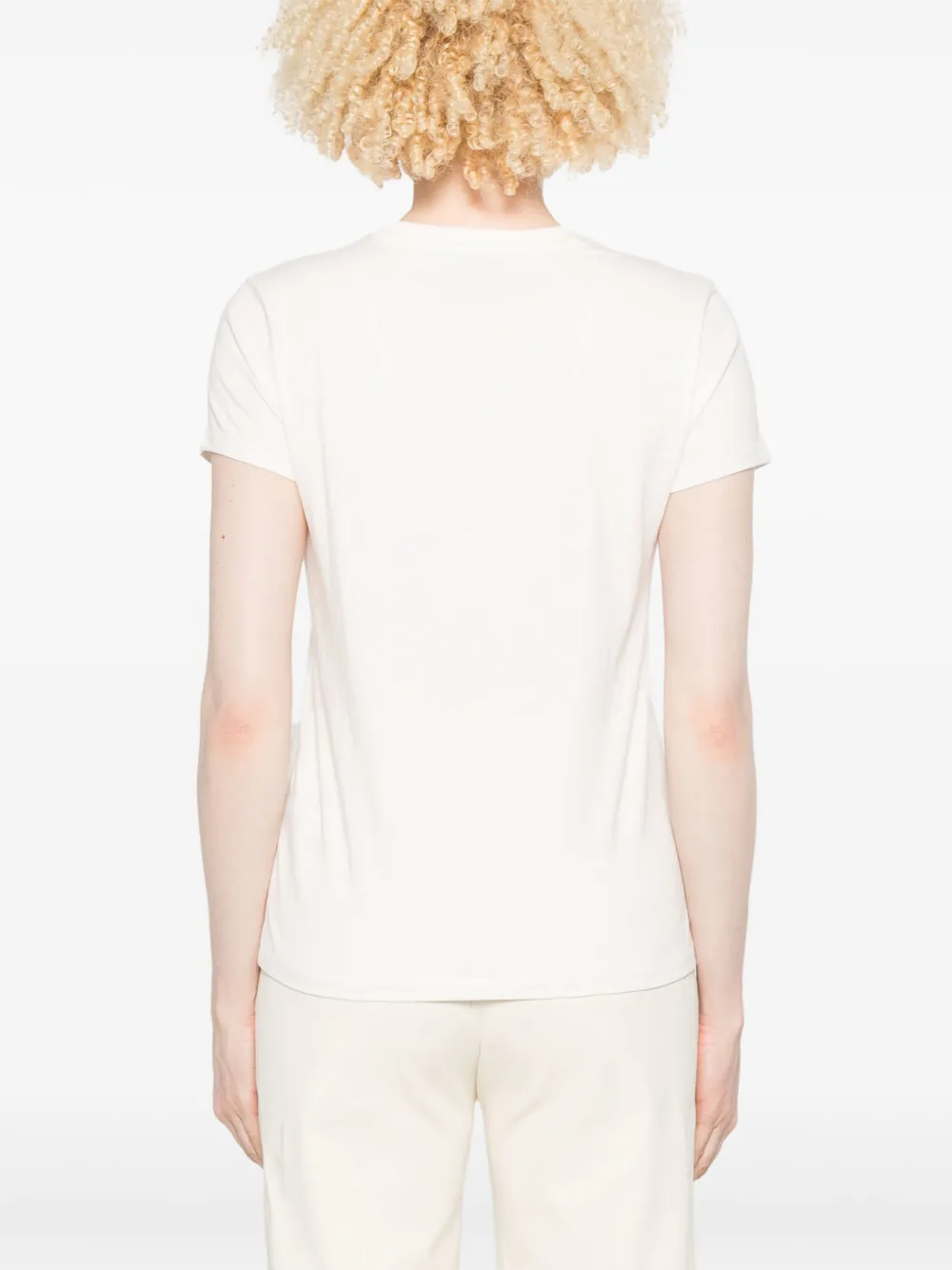 Polo Ralph Lauren T-shirt met vlagapplicatie Wit