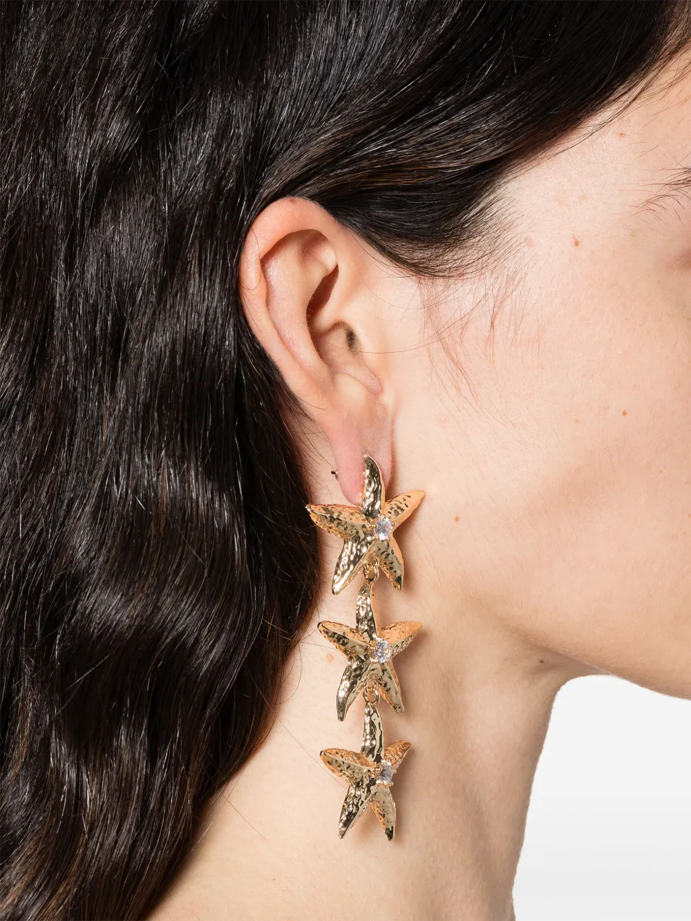 Self-Portrait aretes con detalles de strass | Image 2
