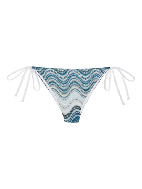 MC2 Saint Barth wave-print bikini bottom