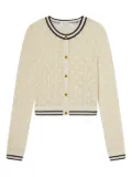 FRAME pointelle-knit cardigan - Neutrals