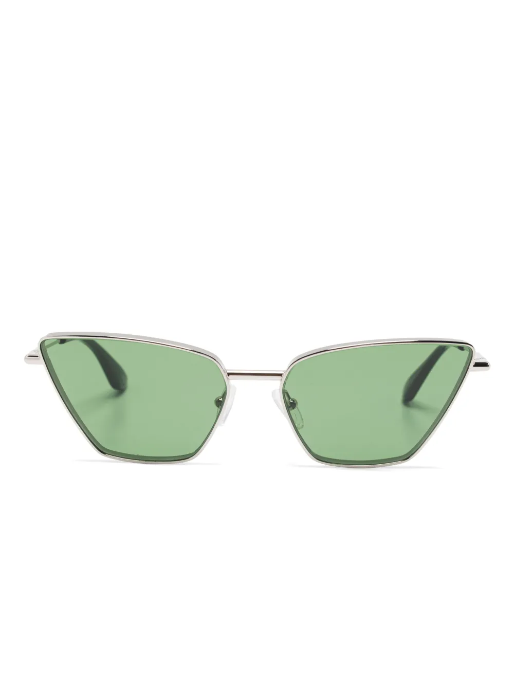 Alexander McQueen Eyewear Zonnebril met cat-eye montuur Zilver