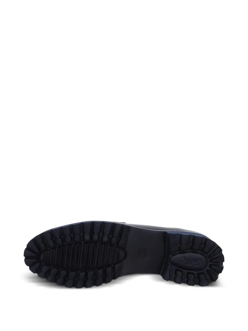 ARA Leren loafers met geknoopt detail Blauw
