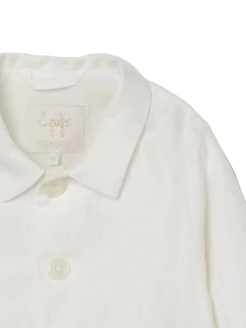  Il Gufo Buttoned Jacket - White 