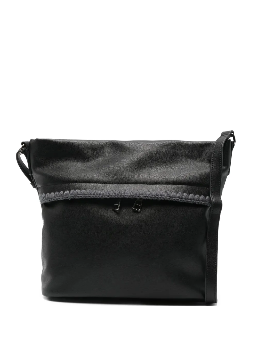 Modena braided-trim shoulder bag