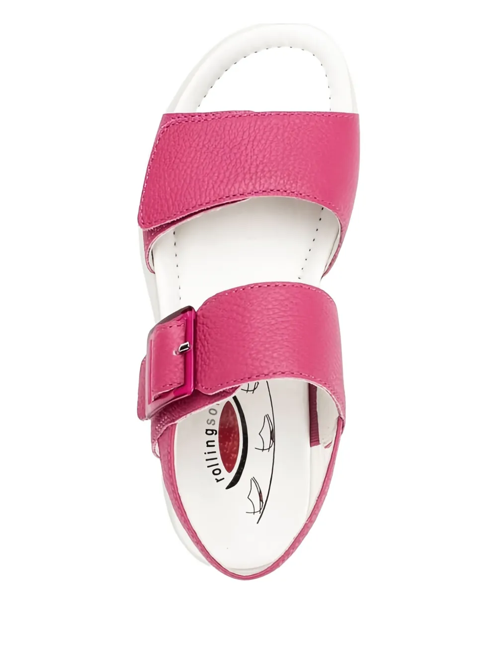 GABOR buckle-strap flat sandals Pink