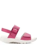 GABOR buckle-strap flat sandals - Pink