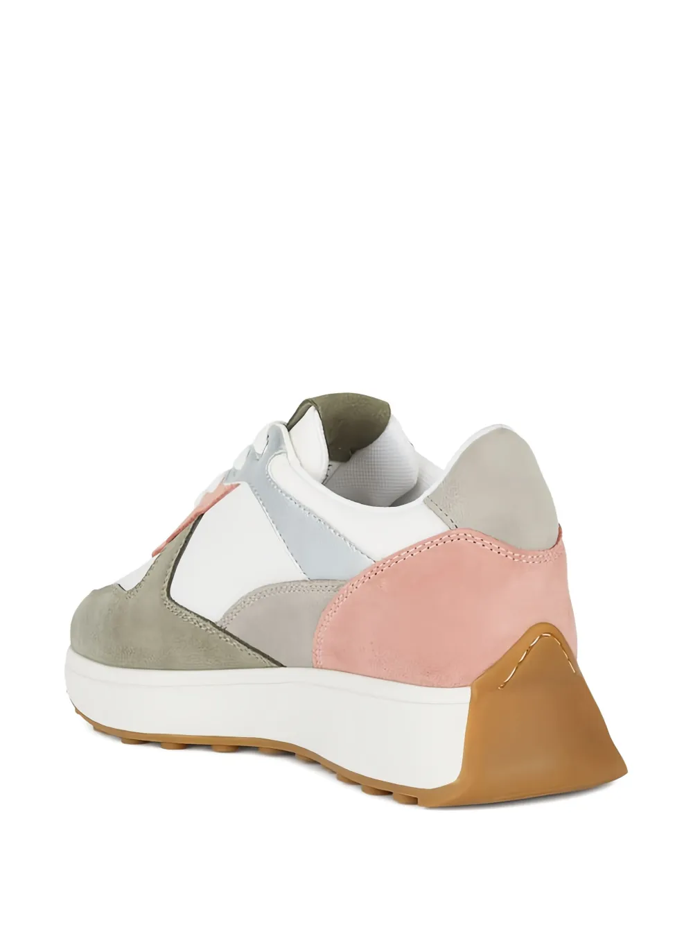 Geox panelled sneakers White
