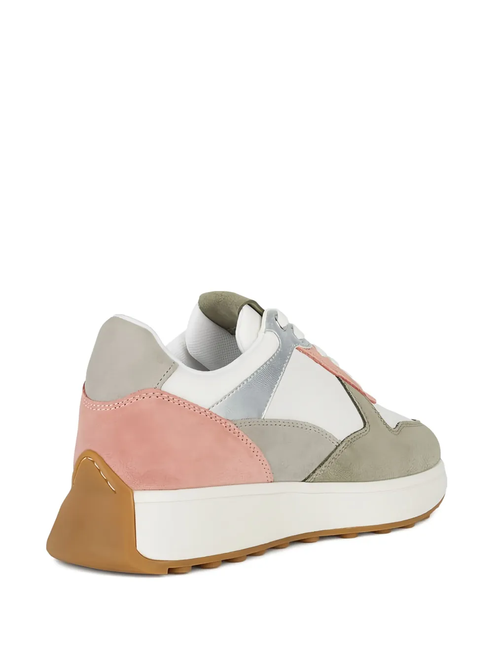Geox panelled sneakers White