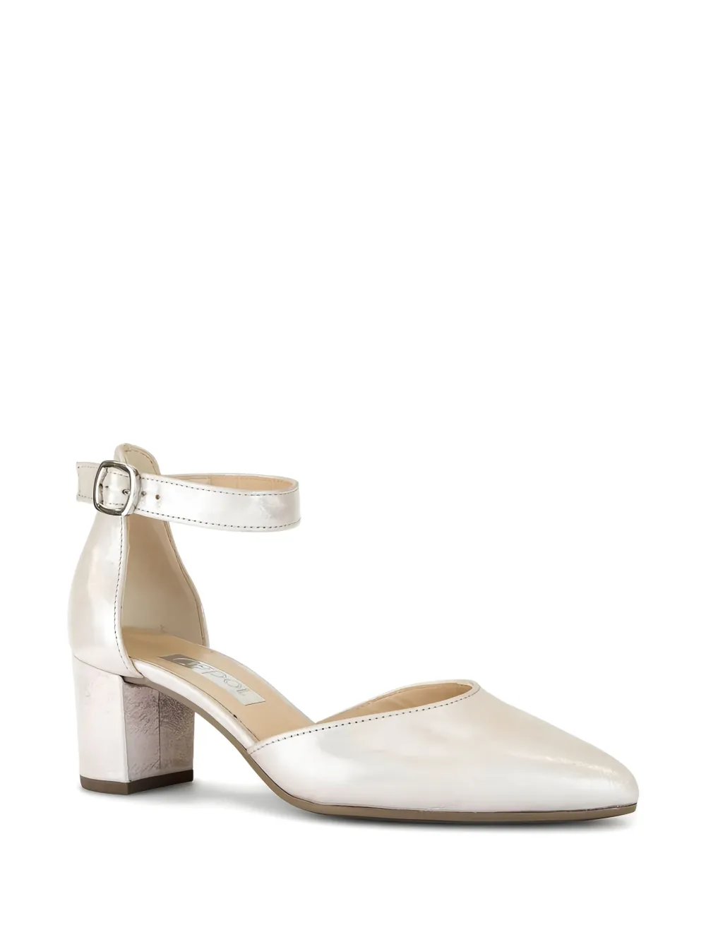 GABOR ankle-strap block-heel pumps Neutrals
