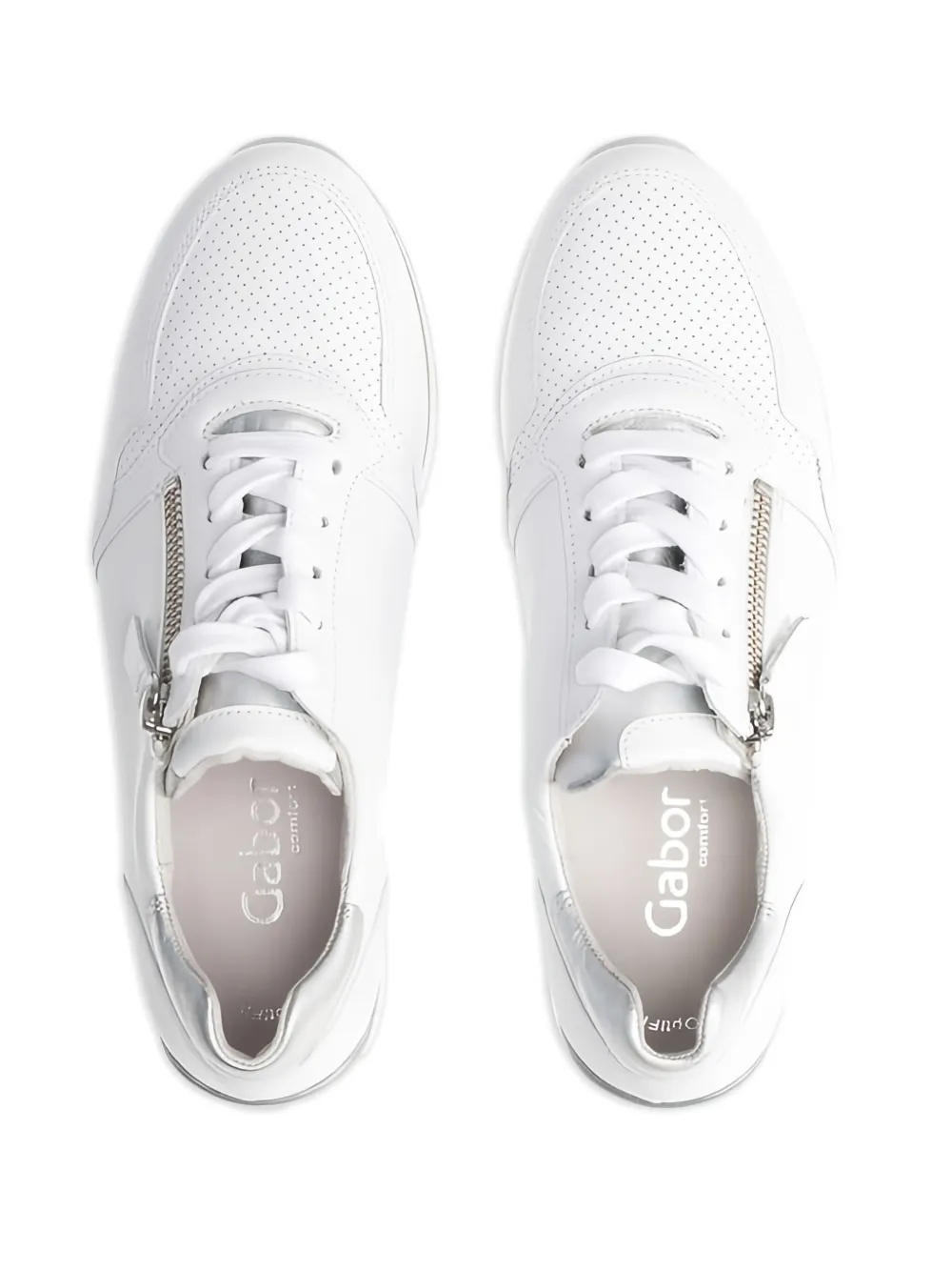 GABOR lace-up sneakers White