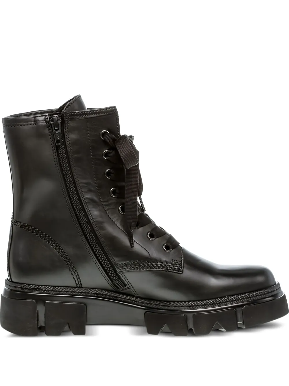GABOR lace-up leather boots