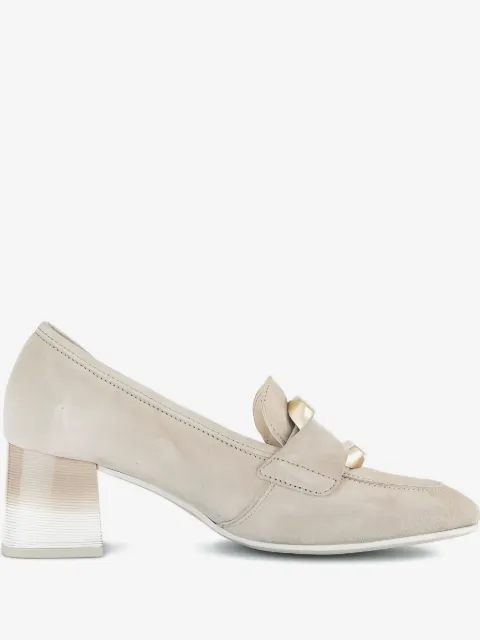 GABOR suede block-heel pumps