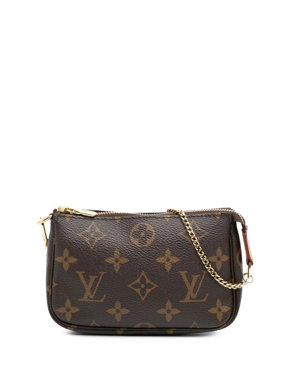 Louis Vuitton Pre-Owned 2022 Monogram Mini Pochette Accessoires handbag | Brown | Image 1
