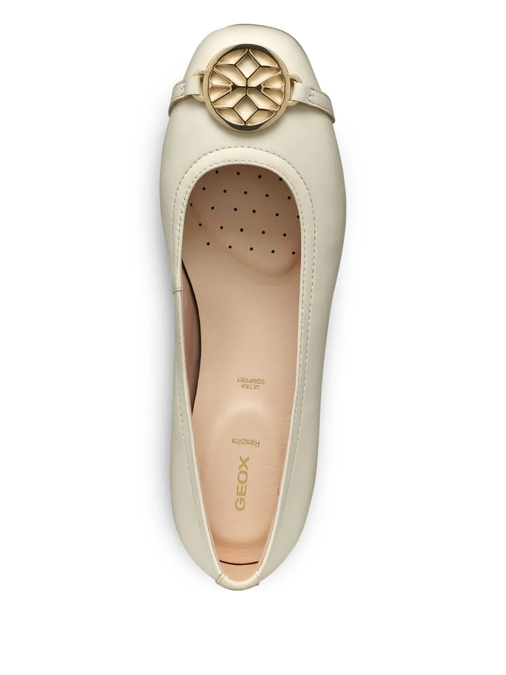 Geox Annytah buckle-detail ballet flats Neutrals