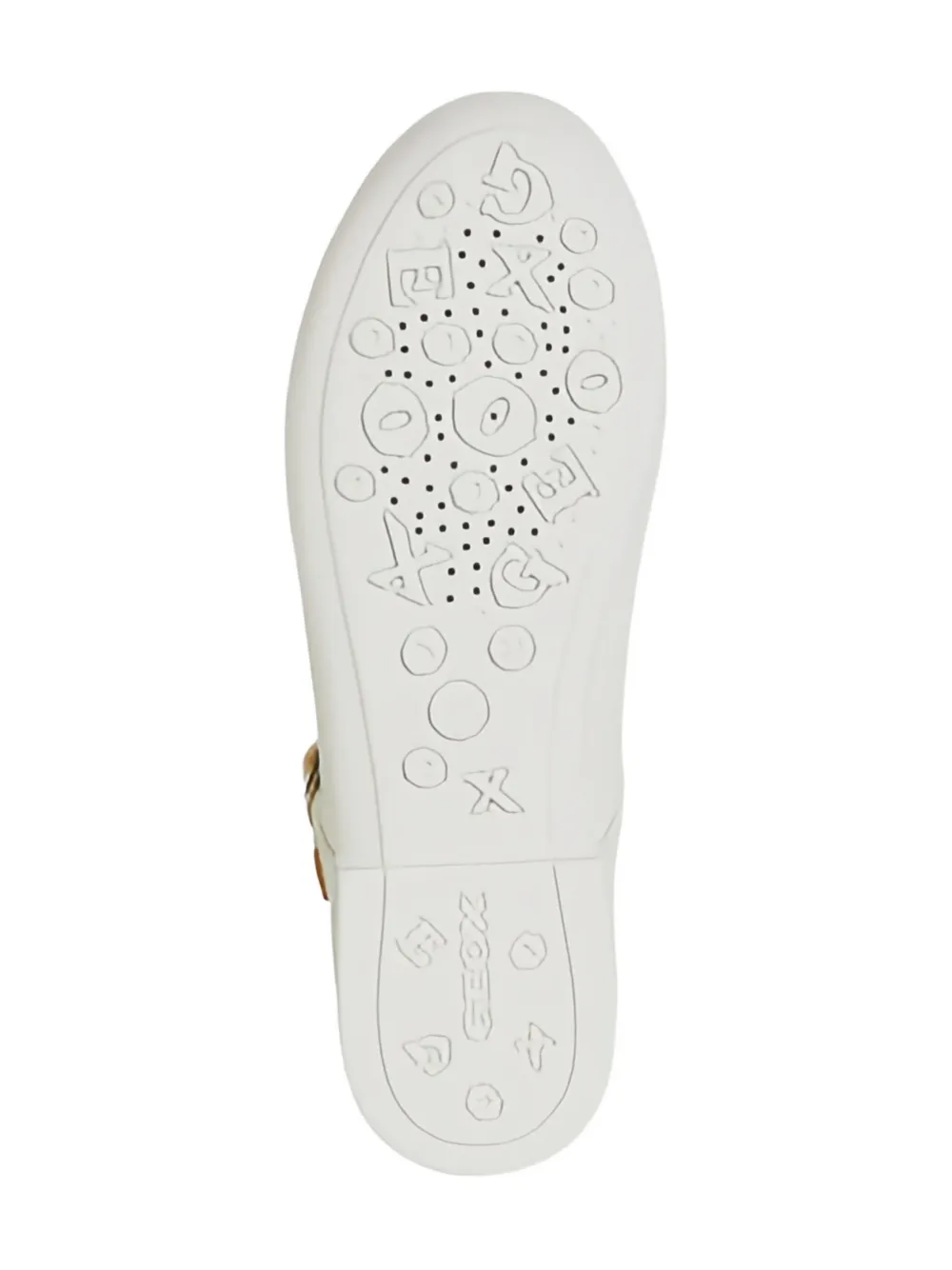 Geox Plie Ballet Flats In White