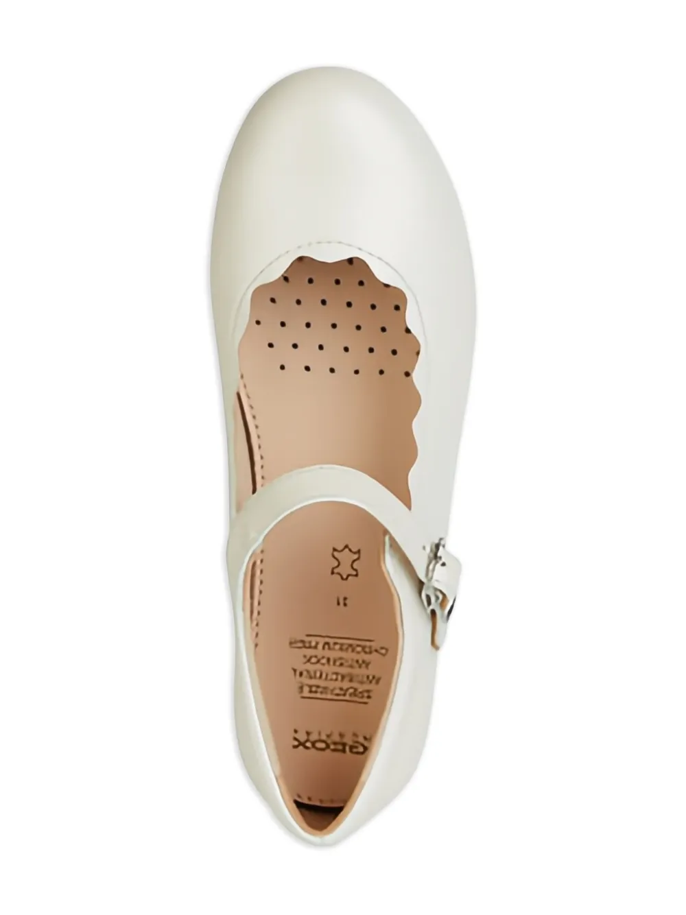 Geox Kids Plie ballet flats White