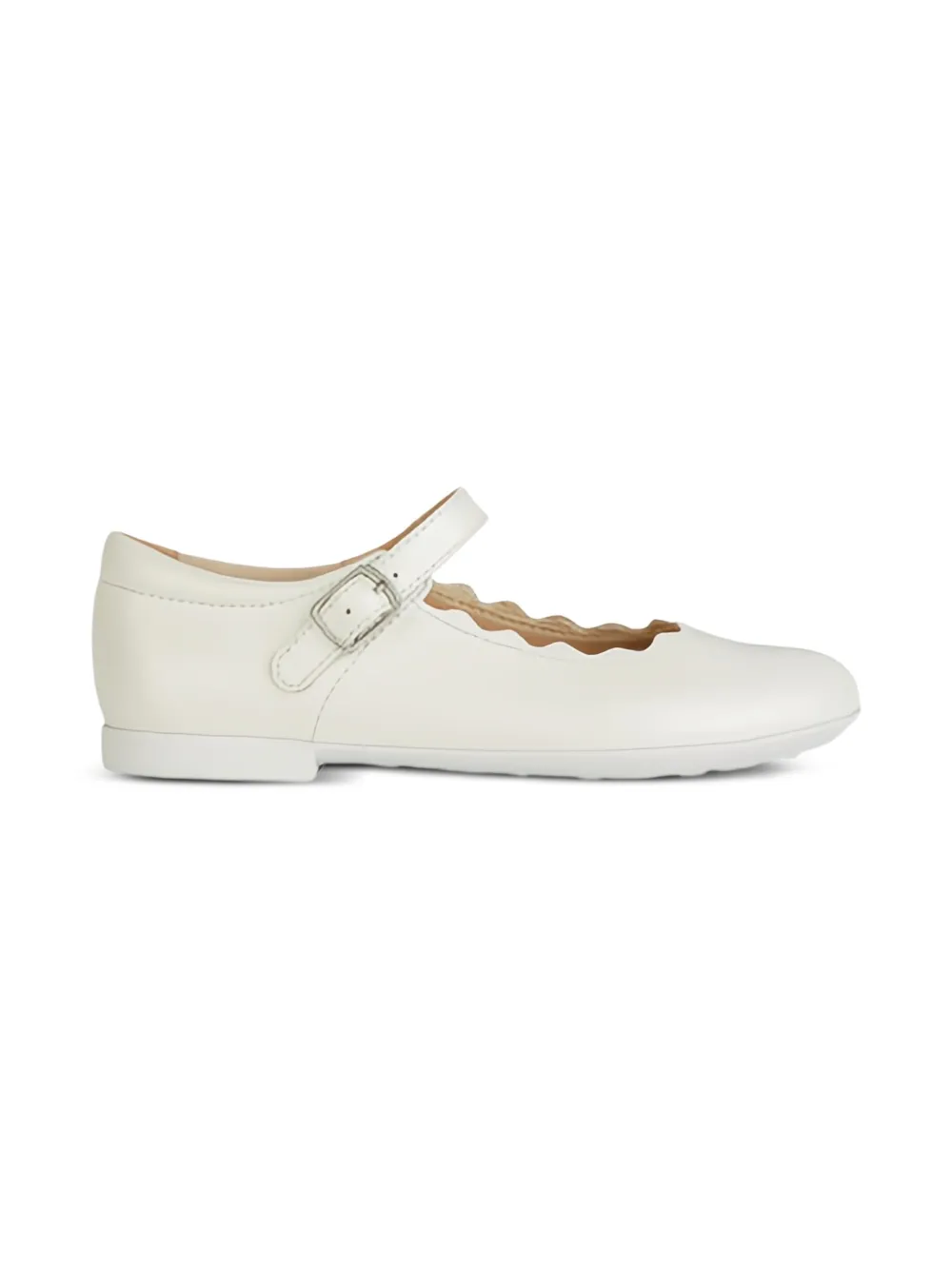 Geox Kids Plie ballet flats White