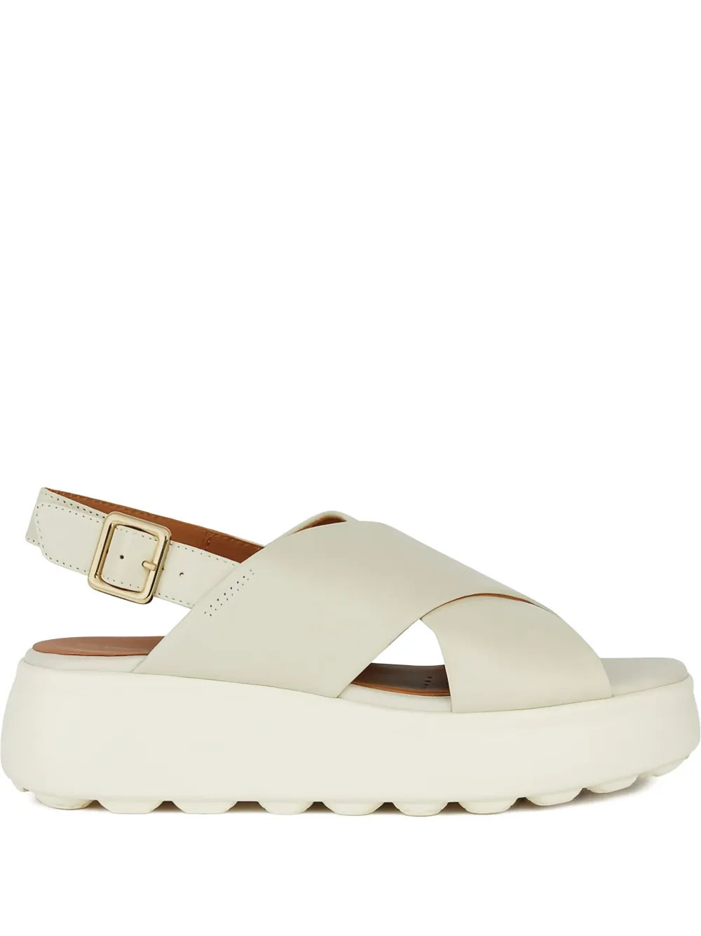 Spherica crossover slingback sandals