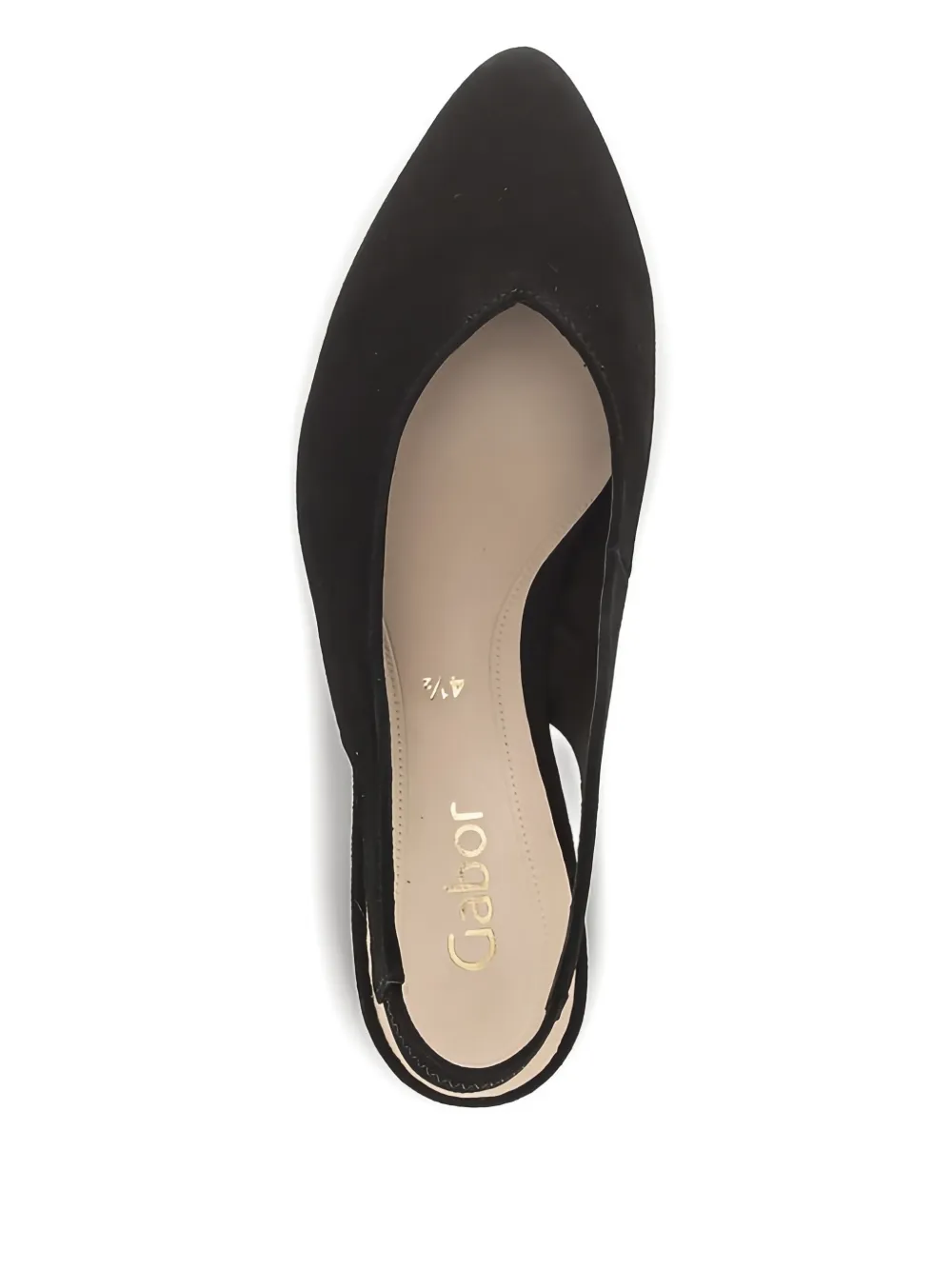GABOR slingback block-heel pumps Black