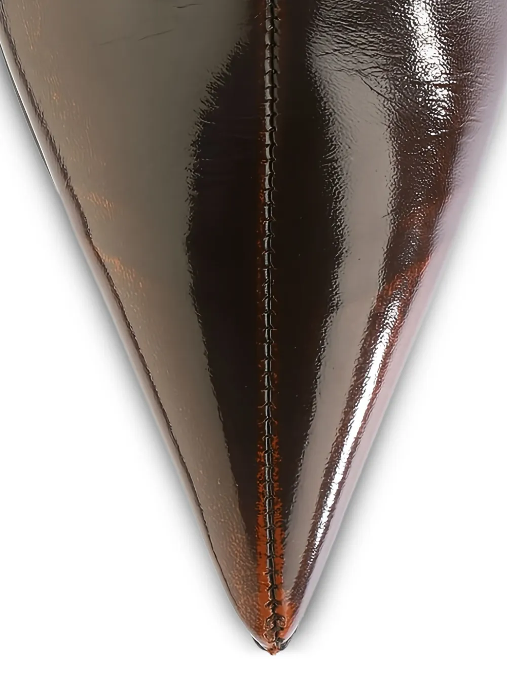 Hogl 80mm pointed-toe ankle boots Brown
