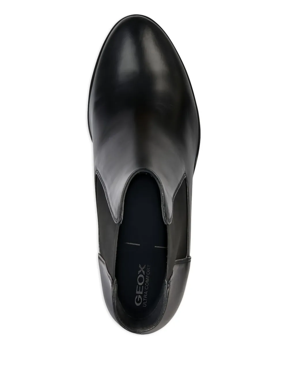 Geox Walk Pleasure elastic-panel block-heel booties Black