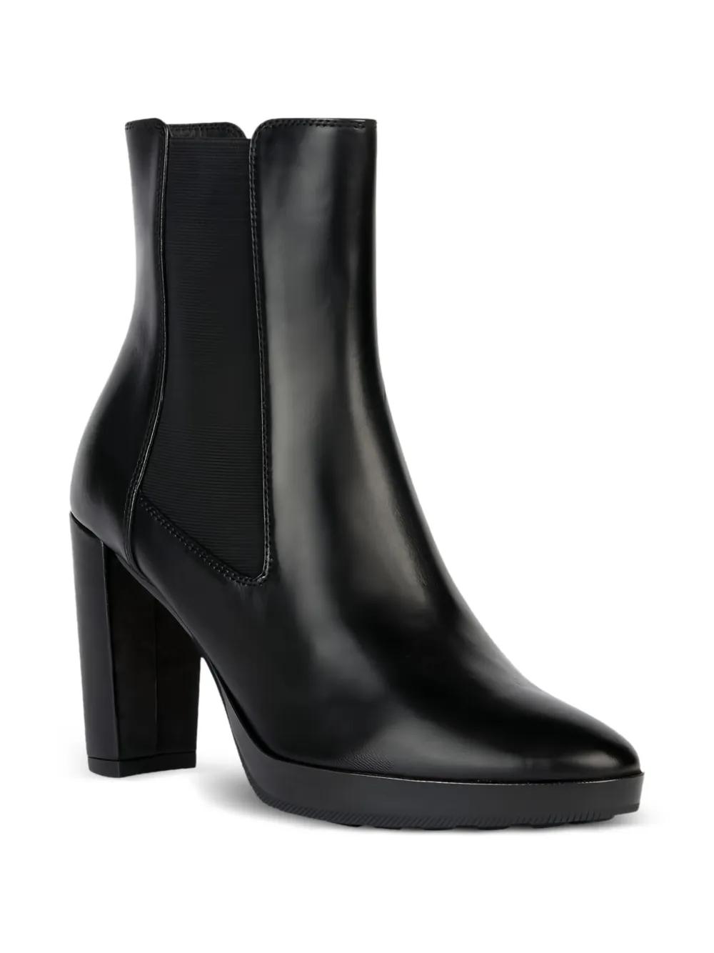 Geox Walk Pleasure elastic-panel block-heel booties | Chelsea Boots | Image 2