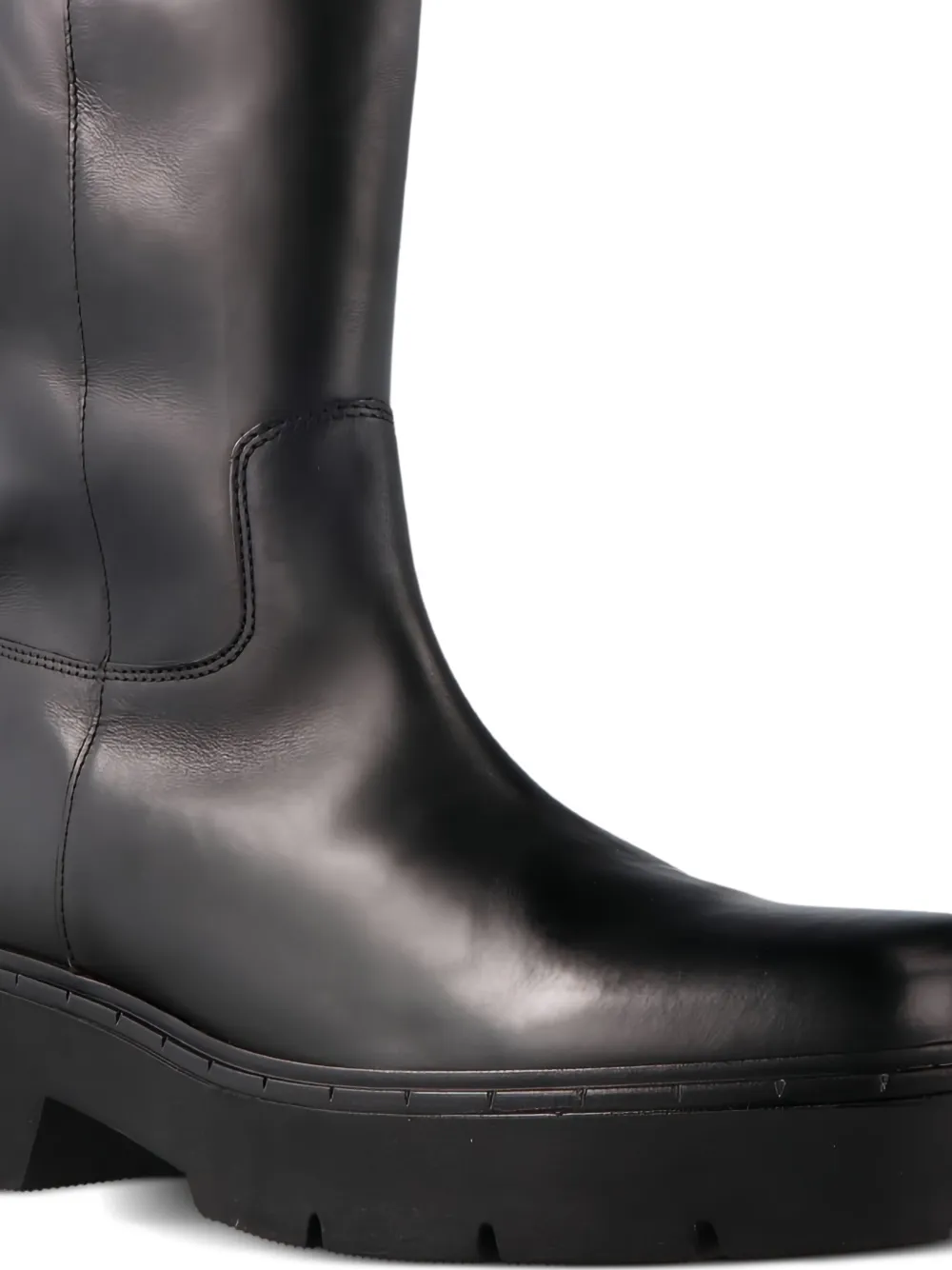  Gabor Botas Altas Con Paneles Elásticos - Negro 