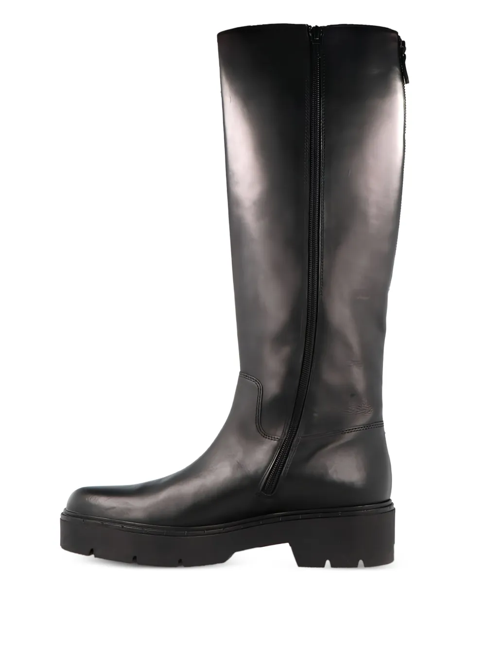  Gabor Botas Altas Con Paneles Elásticos - Negro 