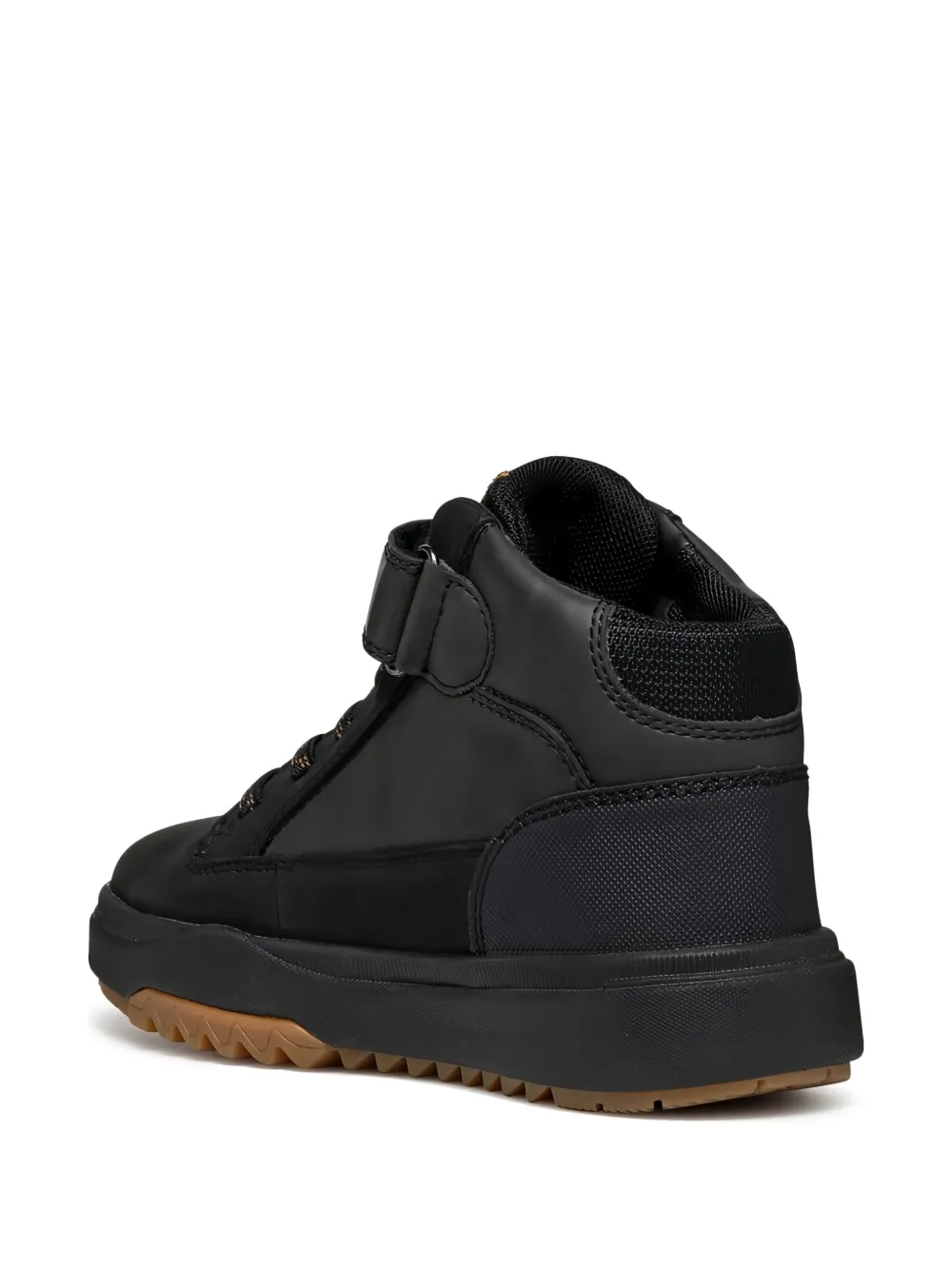 Geox Kids black waterproof high-top boots