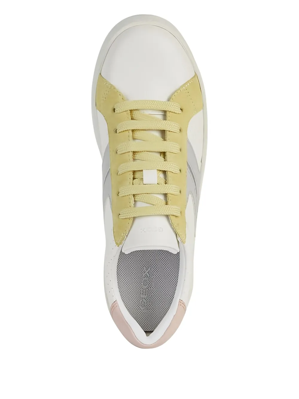 Geox Skyely perforated-panel leather sneakers White