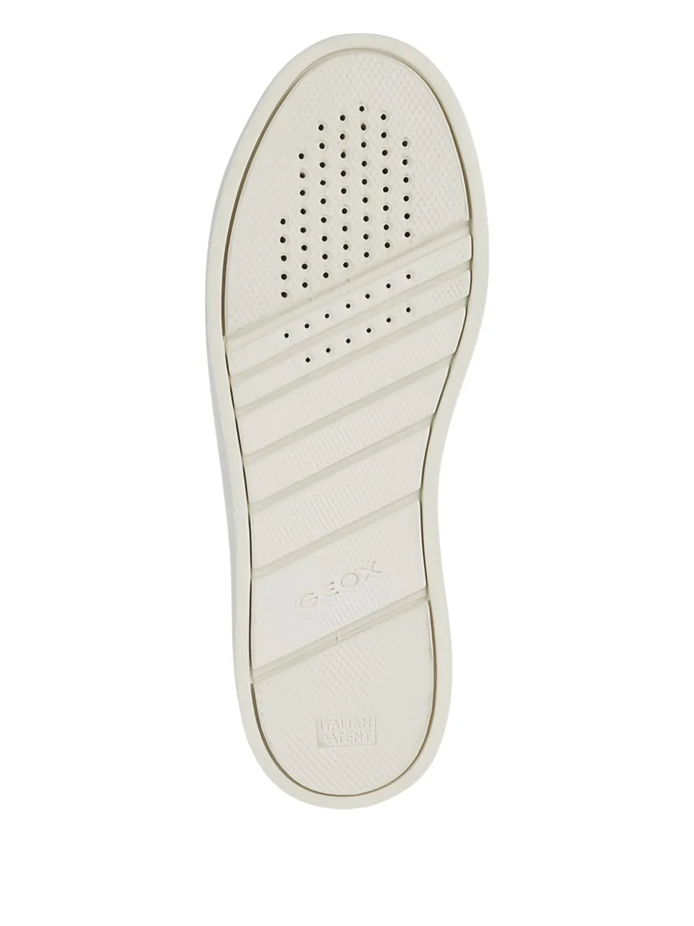 Geox Skyely perforated-panel leather sneakers White