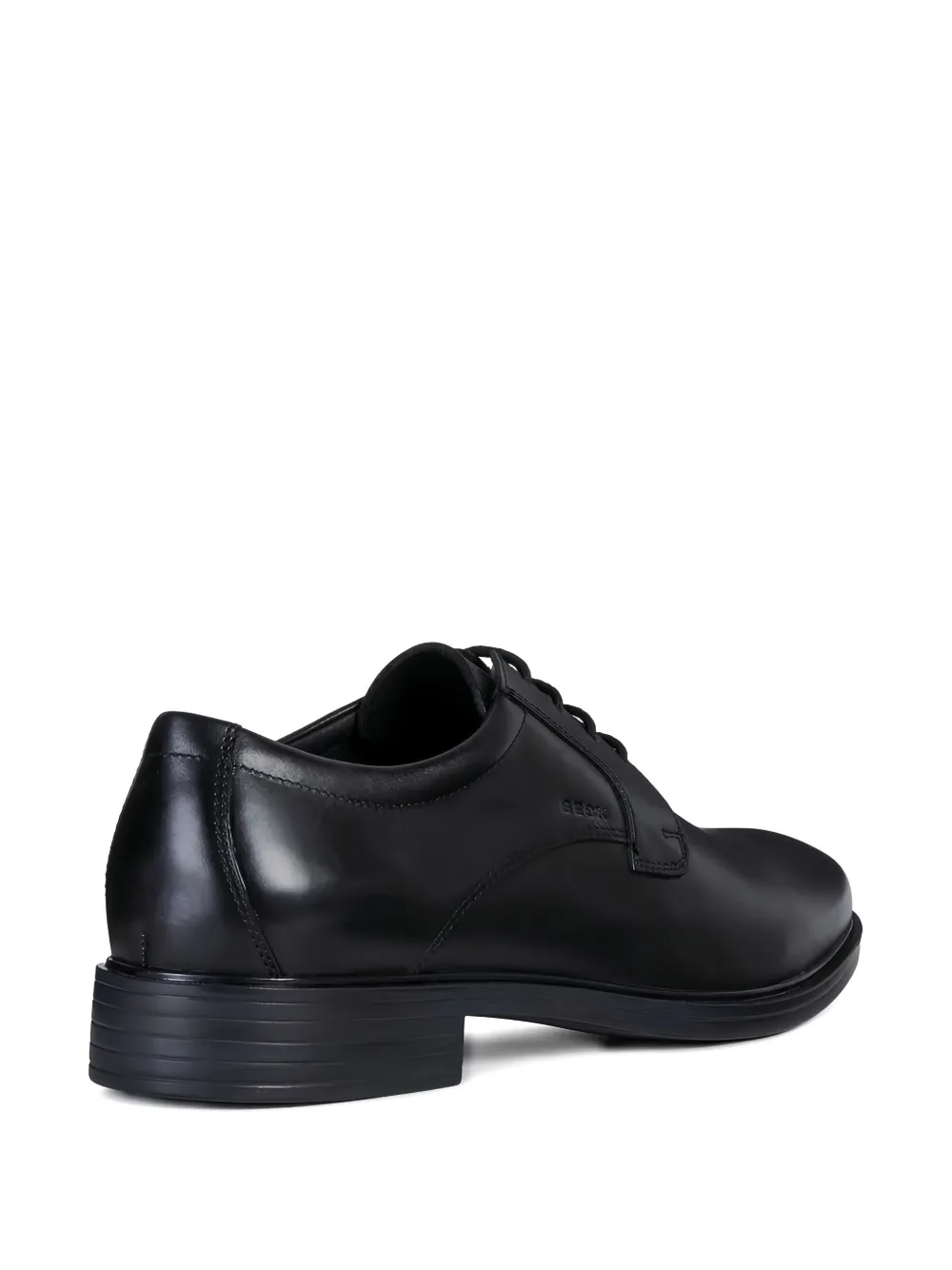 Geox Gladwin leren veterschoenen Zwart