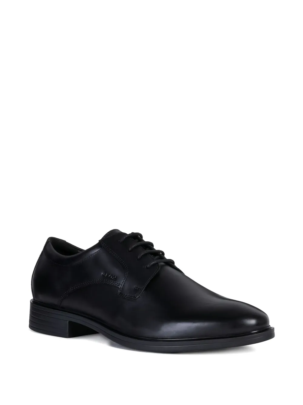 Geox Gladwin leren veterschoenen Zwart