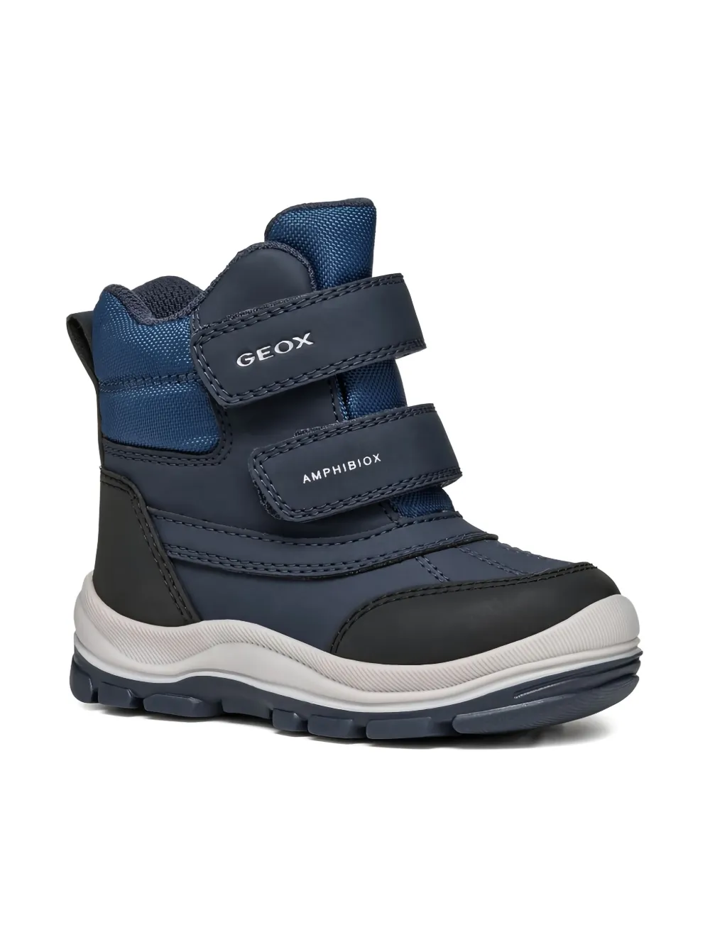 Geox Kids Flanfil enkellaarzen Blauw