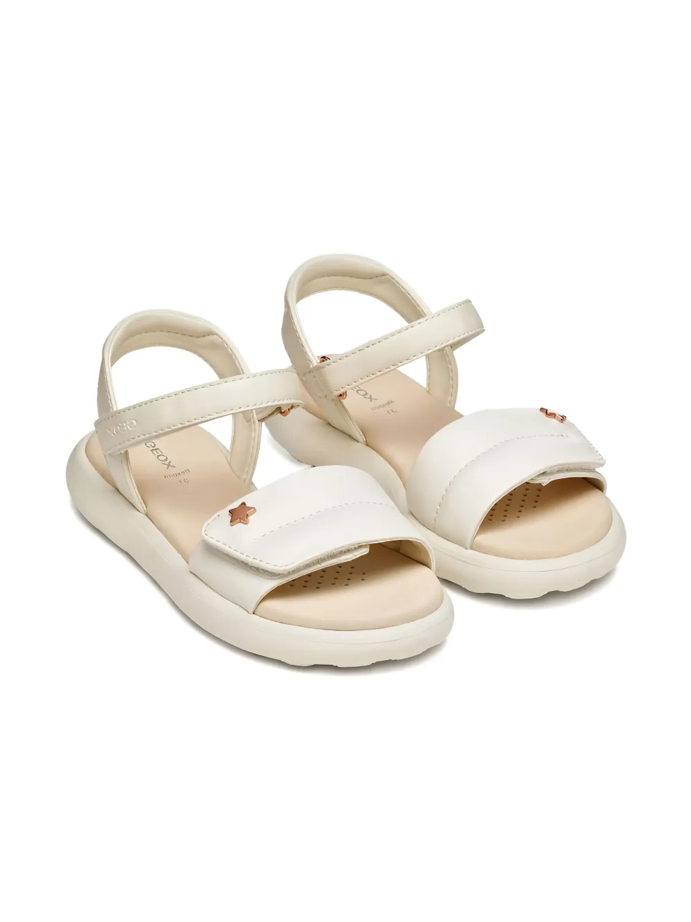 Geox Kids Puffypop sandals Neutrals