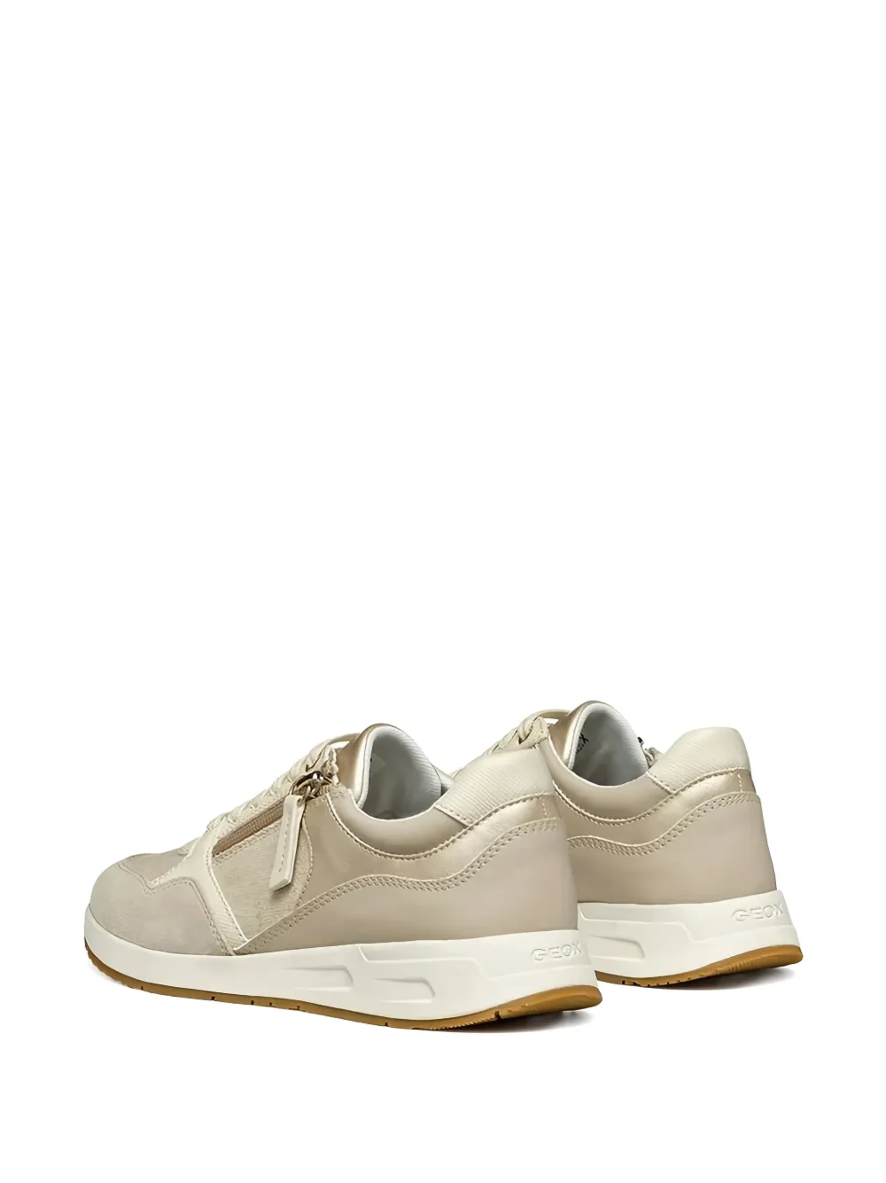 Geox Bulmya sneakers met rits C6738 BEIGE