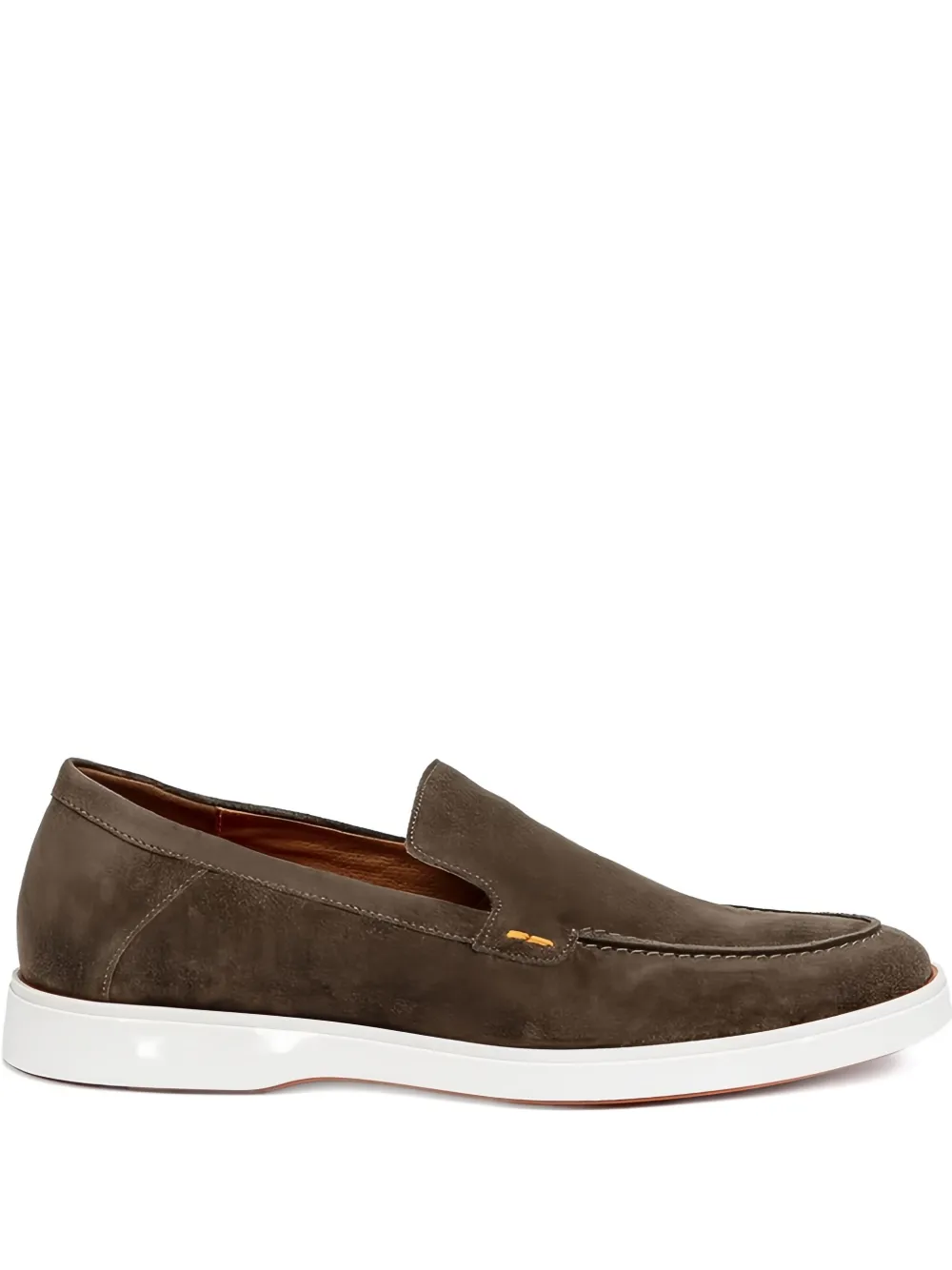 Lloyd Hunter suede slip-on loafers Brown