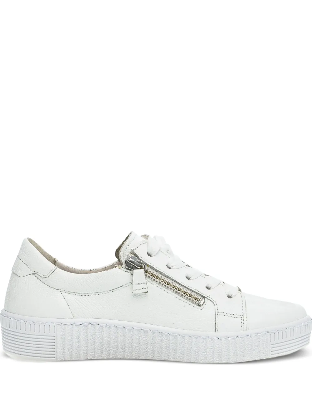 GABOR zip-detail low-top sneakers White