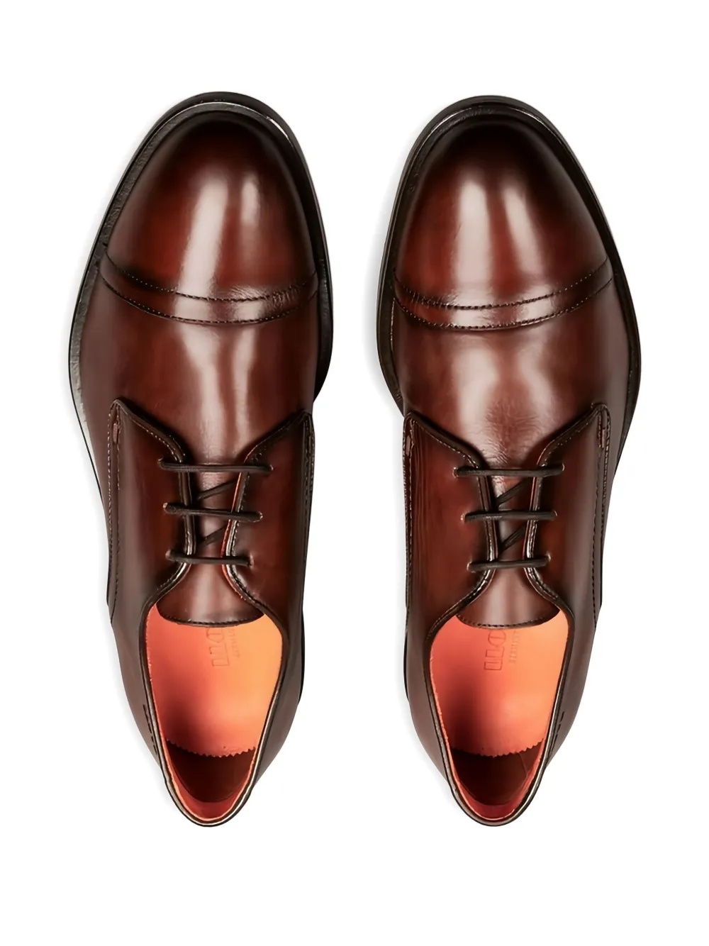 Lloyd Parlett leather lace-up Derby shoes Brown